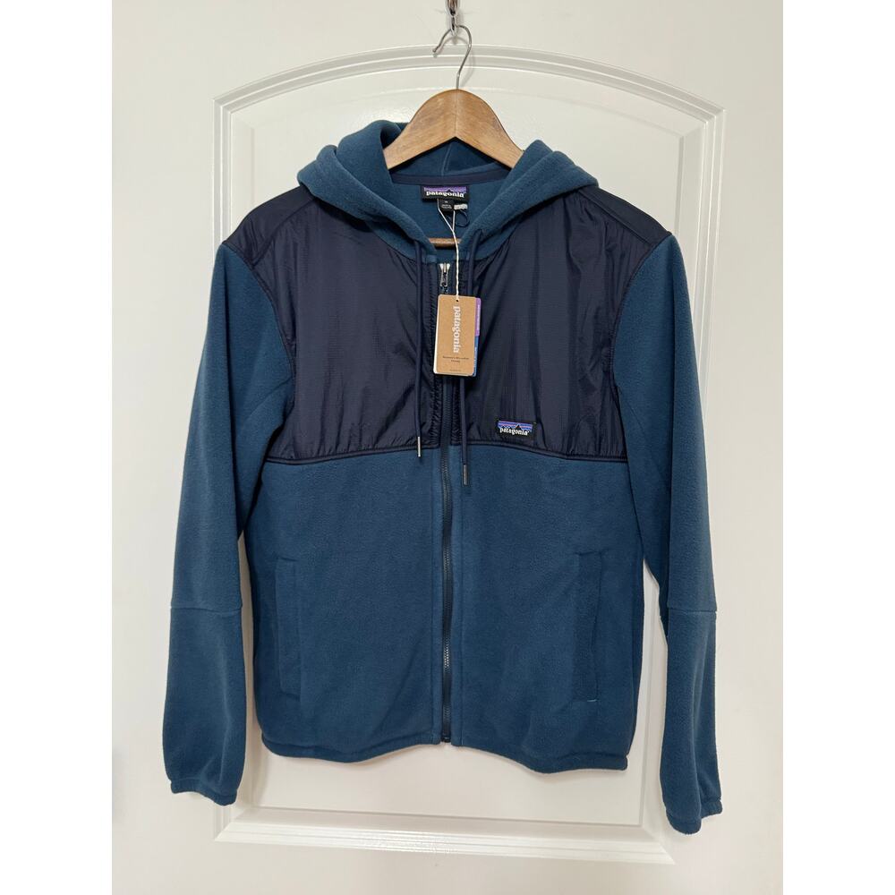 NWT Patagonia Women's Microdini Hoody Blue/Blue Size M
